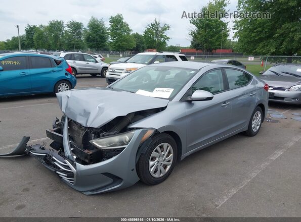 5NPD74LF8HH156595 2017 HYUNDAI ELANTRA Серый Передняя левая четверть