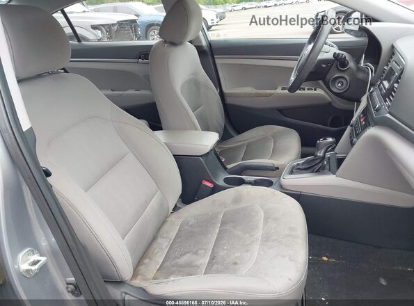 5NPD74LF8HH156595 2017 HYUNDAI ELANTRA Серый Вид салона спереди