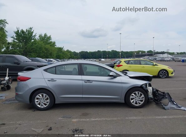 5NPD74LF8HH156595 2017 HYUNDAI ELANTRA Серый Вид задней части салона