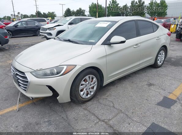 5NPD74LF8HH201714 2017 HYUNDAI ELANTRA Gold Առջևի ձախ երեք քառորդ տեսարան