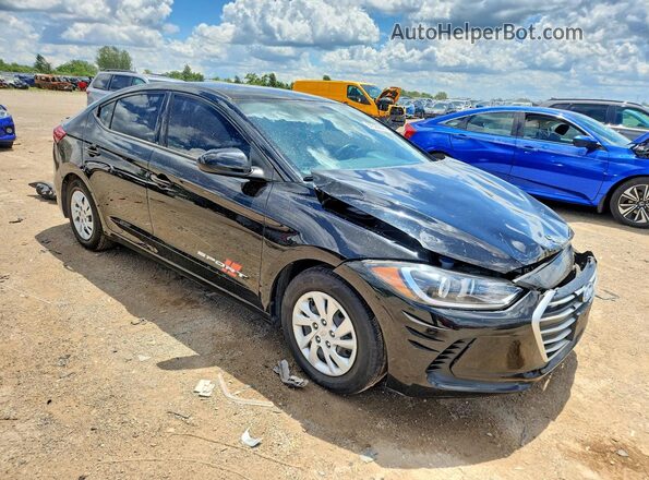 5NPD74LF8HH208730 2017 HYUNDAI ELANTRA Black Front right