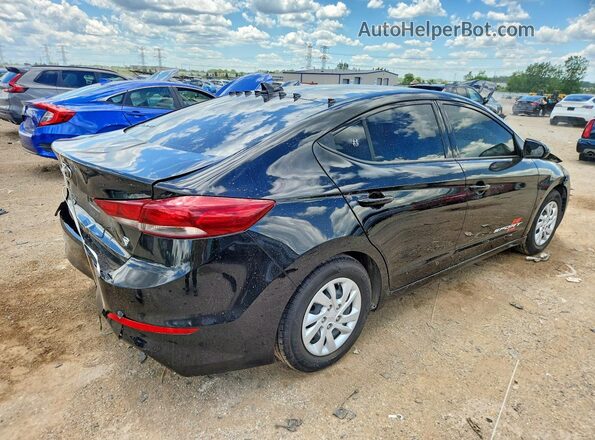 5NPD74LF8HH208730 2017 HYUNDAI ELANTRA Black Rear right