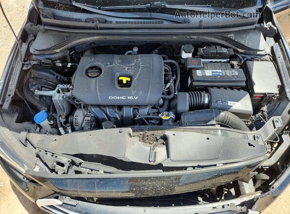 5NPD74LF8HH208730 2017 HYUNDAI ELANTRA Black Rear interior view