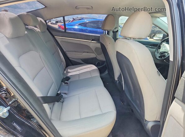 5NPD74LF8HH208730 2017 HYUNDAI ELANTRA Black Rear seats view