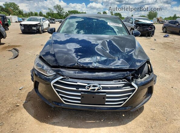 5NPD74LF8HH208730 2017 HYUNDAI ELANTRA Black Front view