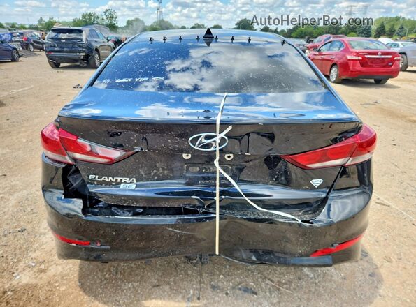 5NPD74LF8HH208730 2017 HYUNDAI ELANTRA Black Rear view