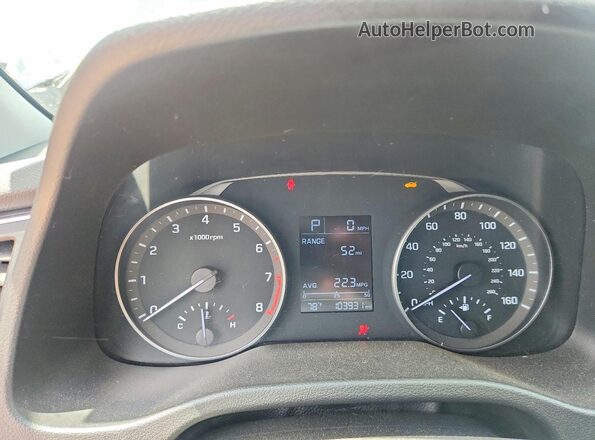 5NPD74LF8HH208730 2017 HYUNDAI ELANTRA Black Instrument cluster view