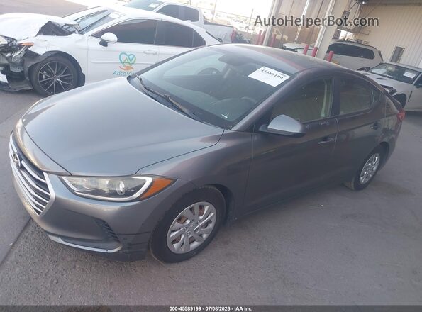 5NPD74LF8JH241541 2018 HYUNDAI ELANTRA Серый Передняя левая четверть