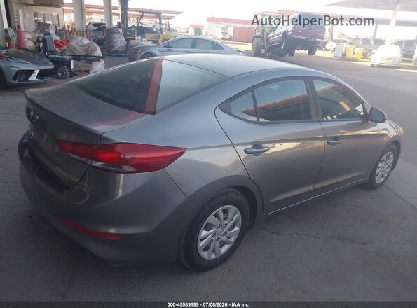 5NPD74LF8JH241541 2018 HYUNDAI ELANTRA Серый Задняя правая четверть