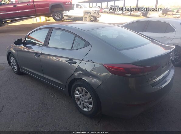 5NPD74LF8JH241541 2018 HYUNDAI ELANTRA Серый Задняя левая четверть