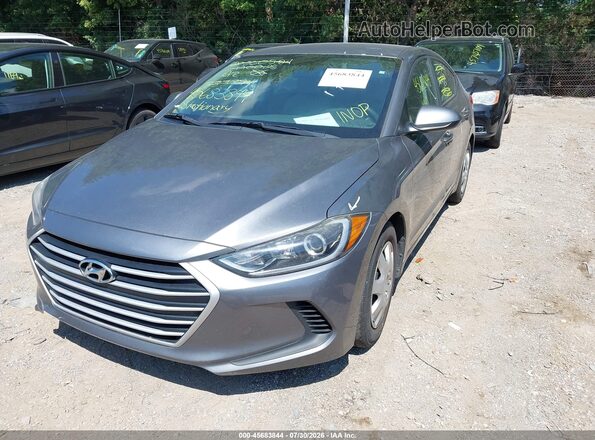 5NPD74LF8JH333894 2018 HYUNDAI ELANTRA Серый Передняя левая четверть