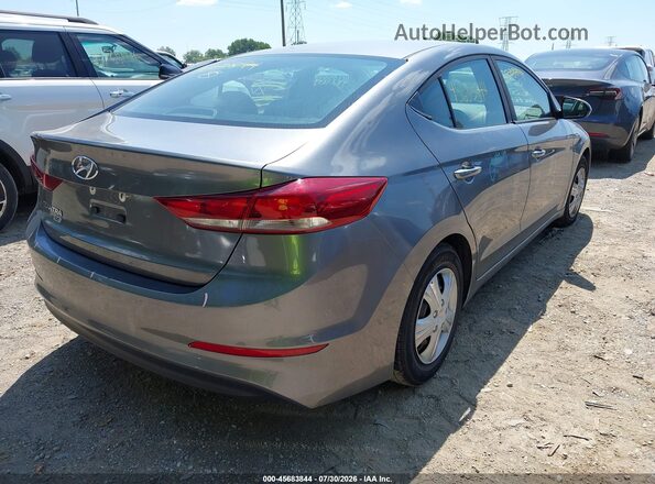 5NPD74LF8JH333894 2018 HYUNDAI ELANTRA Серый Задняя правая четверть