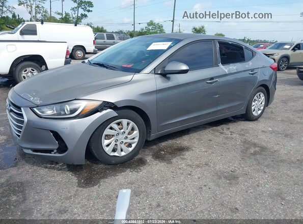 5NPD74LF8JH347763 2018 HYUNDAI ELANTRA Gray Przód lewy