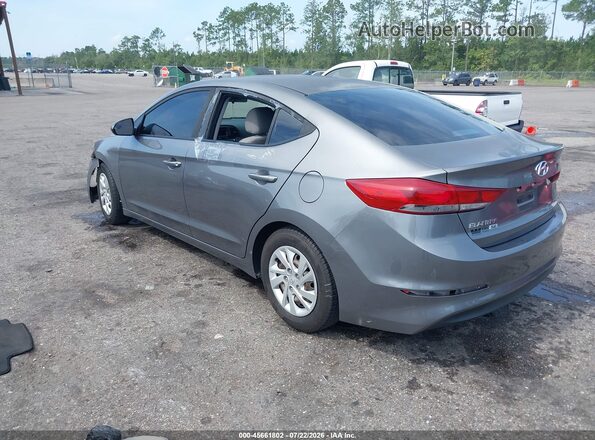 5NPD74LF8JH347763 2018 HYUNDAI ELANTRA Gray Tył lewy