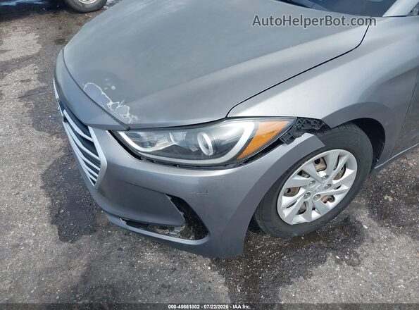 5NPD74LF8JH347763 2018 HYUNDAI ELANTRA Gray Widok z przodu