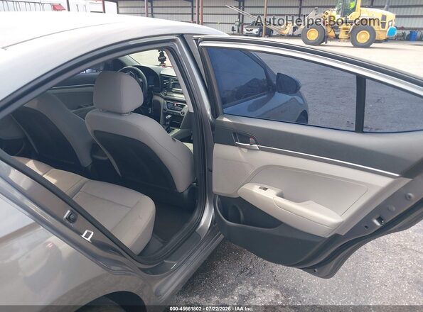5NPD74LF8JH347763 2018 HYUNDAI ELANTRA Gray Widok naklejki z numerem VIN