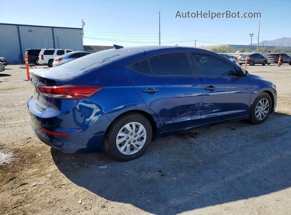 5NPD74LF8JH391018 2018 HYUNDAI ELANTRA Blue Trasero derecho