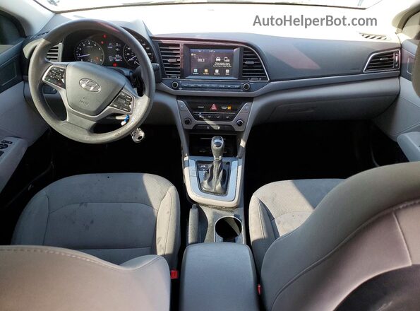 5NPD74LF8JH391018 2018 HYUNDAI ELANTRA Blue Vista del salpicadero