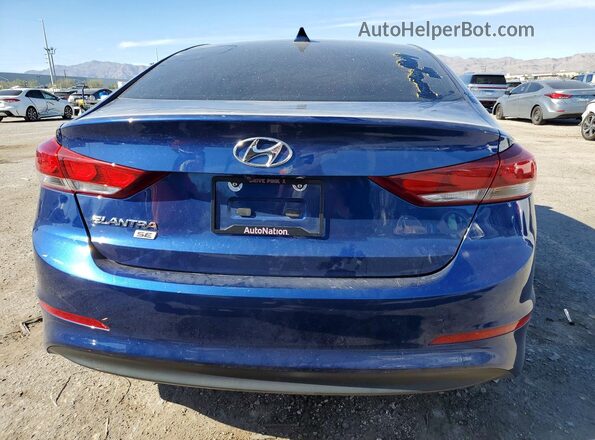 5NPD74LF8JH391018 2018 HYUNDAI ELANTRA Blue Vista trasera