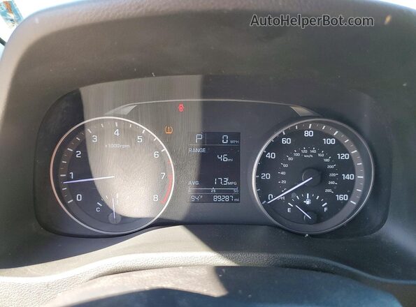 5NPD74LF8JH391018 2018 HYUNDAI ELANTRA Blue Vista del cuadro de instrumentos