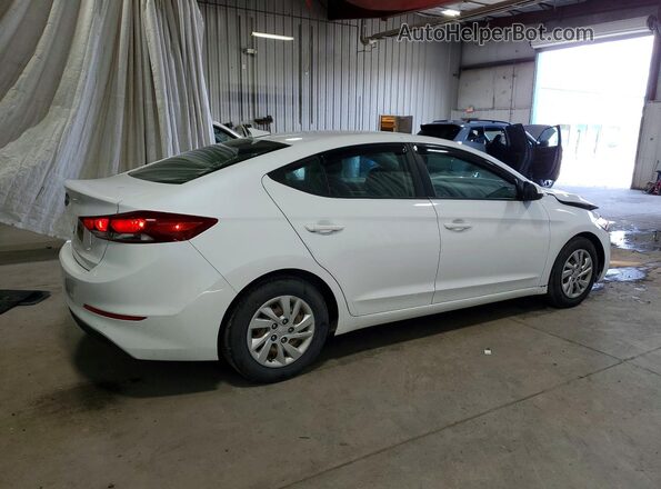5NPD74LF8JH393187 2018 HYUNDAI ELANTRA White Tył prawy