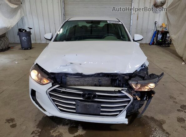 5NPD74LF8JH393187 2018 HYUNDAI ELANTRA White Widok z przodu