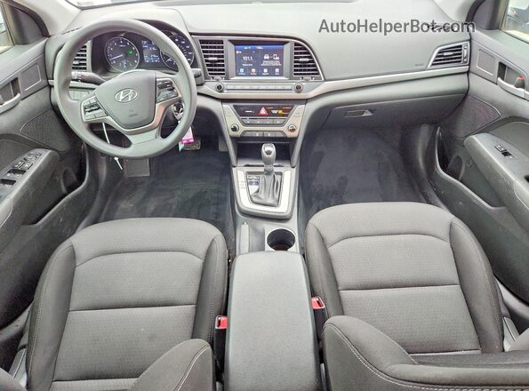 5NPD74LF8JH398261 2018 HYUNDAI ELANTRA White Vista del salpicadero