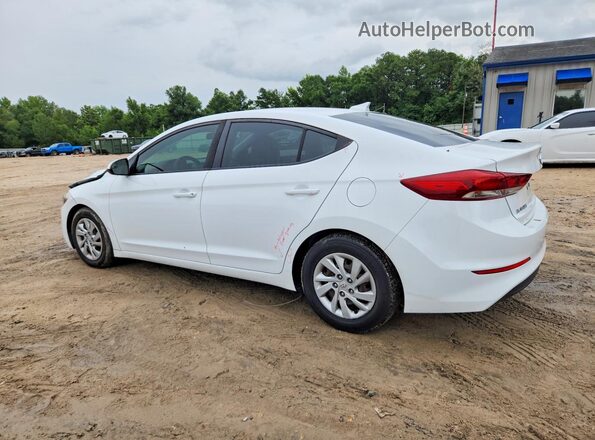 5NPD74LF8JH398261 2018 HYUNDAI ELANTRA White Trasero izquierdo