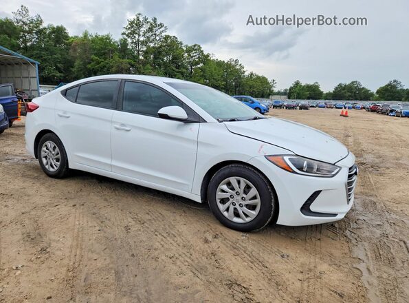 5NPD74LF8JH398261 2018 HYUNDAI ELANTRA White Delantero derecho