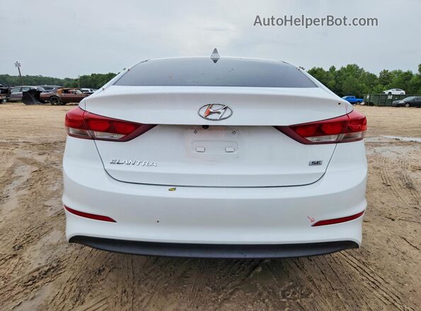 5NPD74LF8JH398261 2018 HYUNDAI ELANTRA White Vista trasera