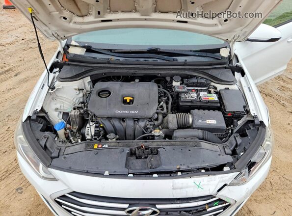 5NPD74LF8JH398261 2018 HYUNDAI ELANTRA White Vista interior trasera
