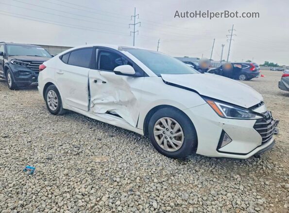 5NPD74LF8KH421751 2019 HYUNDAI ELANTRA Белый Передняя правая четверть