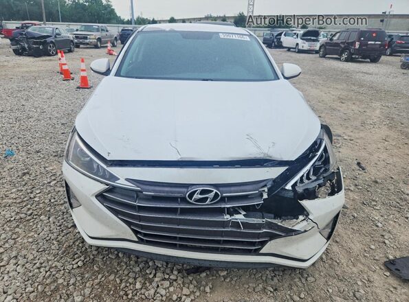5NPD74LF8KH421751 2019 HYUNDAI ELANTRA Белый Вид спереди