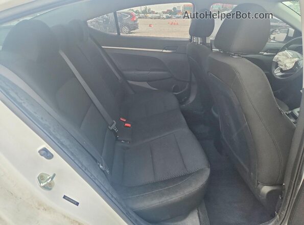5NPD74LF8KH421751 2019 HYUNDAI ELANTRA Белый Вид задних сидений