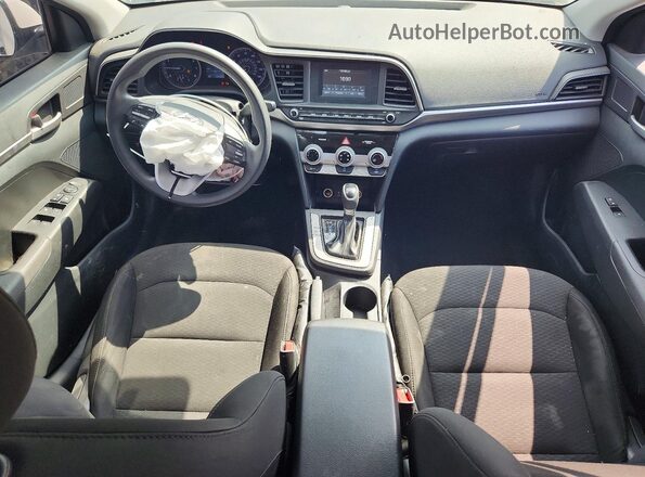 5NPD74LF8KH421751 2019 HYUNDAI ELANTRA Белый Вид панели приборов