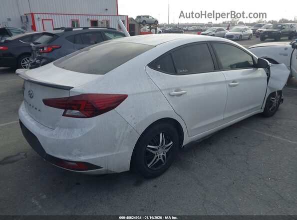 5NPD74LF8KH428361 2019 HYUNDAI ELANTRA White უკანა მარჯვენა