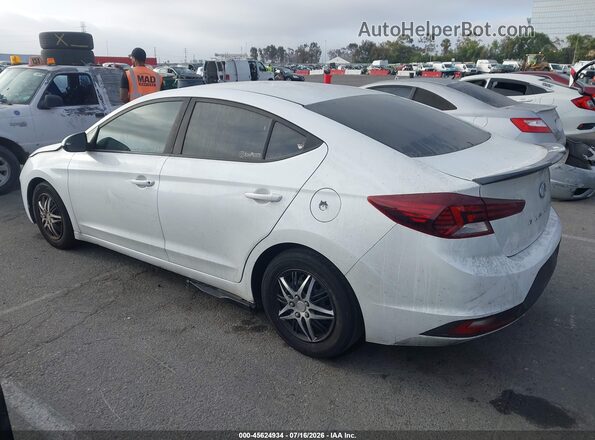 5NPD74LF8KH428361 2019 HYUNDAI ELANTRA White უკანა მარცხენა