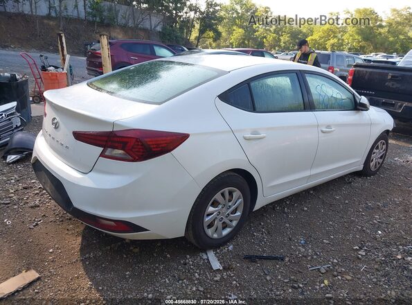 5NPD74LF8KH435696 2019 HYUNDAI ELANTRA White Հետևի աջ