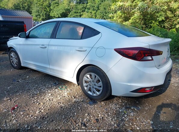 5NPD74LF8KH435696 2019 HYUNDAI ELANTRA White Հետևի ձախ