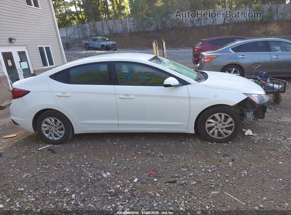 5NPD74LF8KH435696 2019 HYUNDAI ELANTRA White Սալոնի 360 աստիճան տեսք