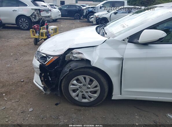 5NPD74LF8KH439392 2019 HYUNDAI ELANTRA White Front view