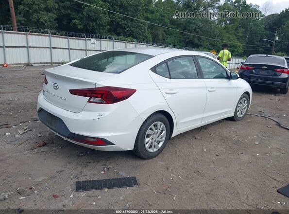 5NPD74LF8KH439392 2019 HYUNDAI ELANTRA White Rear right