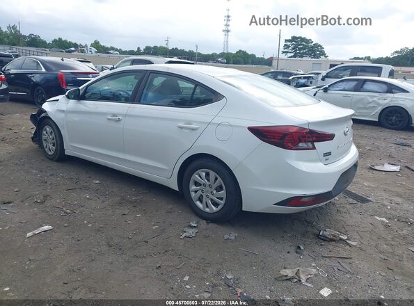 5NPD74LF8KH439392 2019 HYUNDAI ELANTRA White Rear left