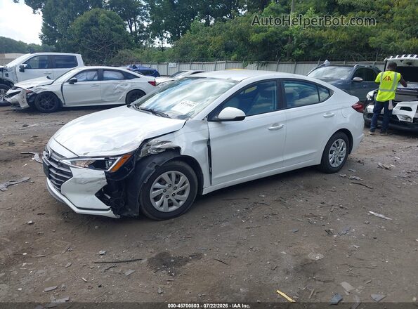 5NPD74LF8KH439392 2019 HYUNDAI ELANTRA White Front left