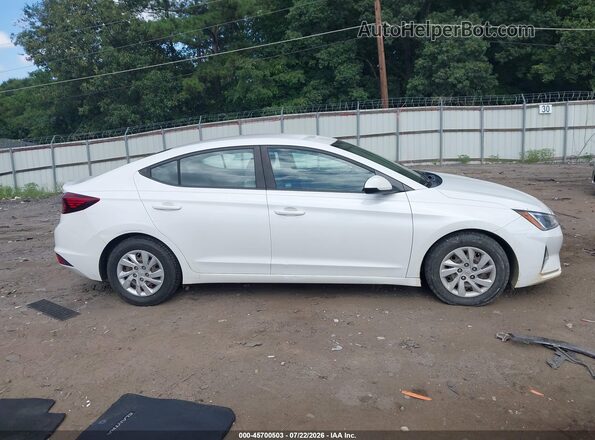 5NPD74LF8KH439392 2019 HYUNDAI ELANTRA White Rear interior view