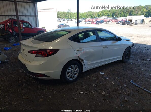 5NPD74LF8KH439733 2019 HYUNDAI ELANTRA Белый Задняя правая четверть