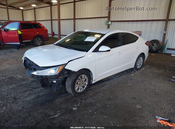 5NPD74LF8KH439733 2019 HYUNDAI ELANTRA Белый Передняя левая четверть