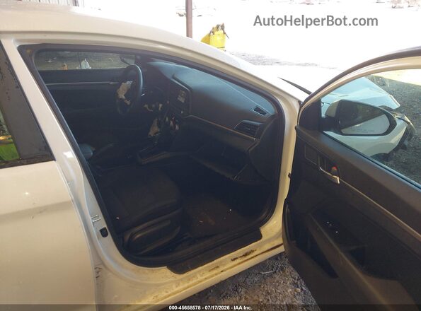 5NPD74LF8KH439733 2019 HYUNDAI ELANTRA Белый Вид салона спереди