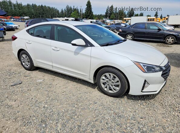 5NPD74LF8KH442065 2019 HYUNDAI ELANTRA White Front right