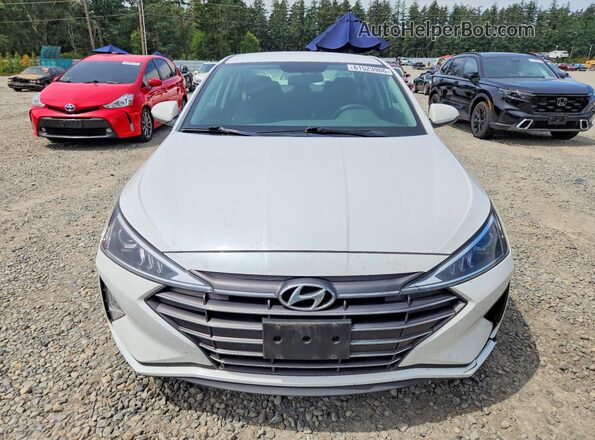 5NPD74LF8KH442065 2019 HYUNDAI ELANTRA White Front view